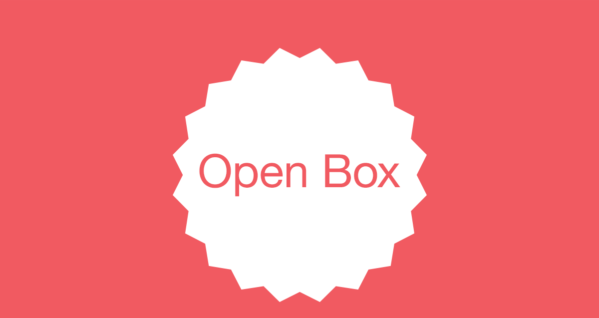Open box