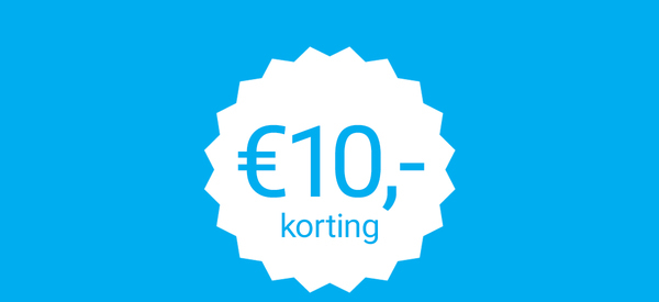 € 10 korting