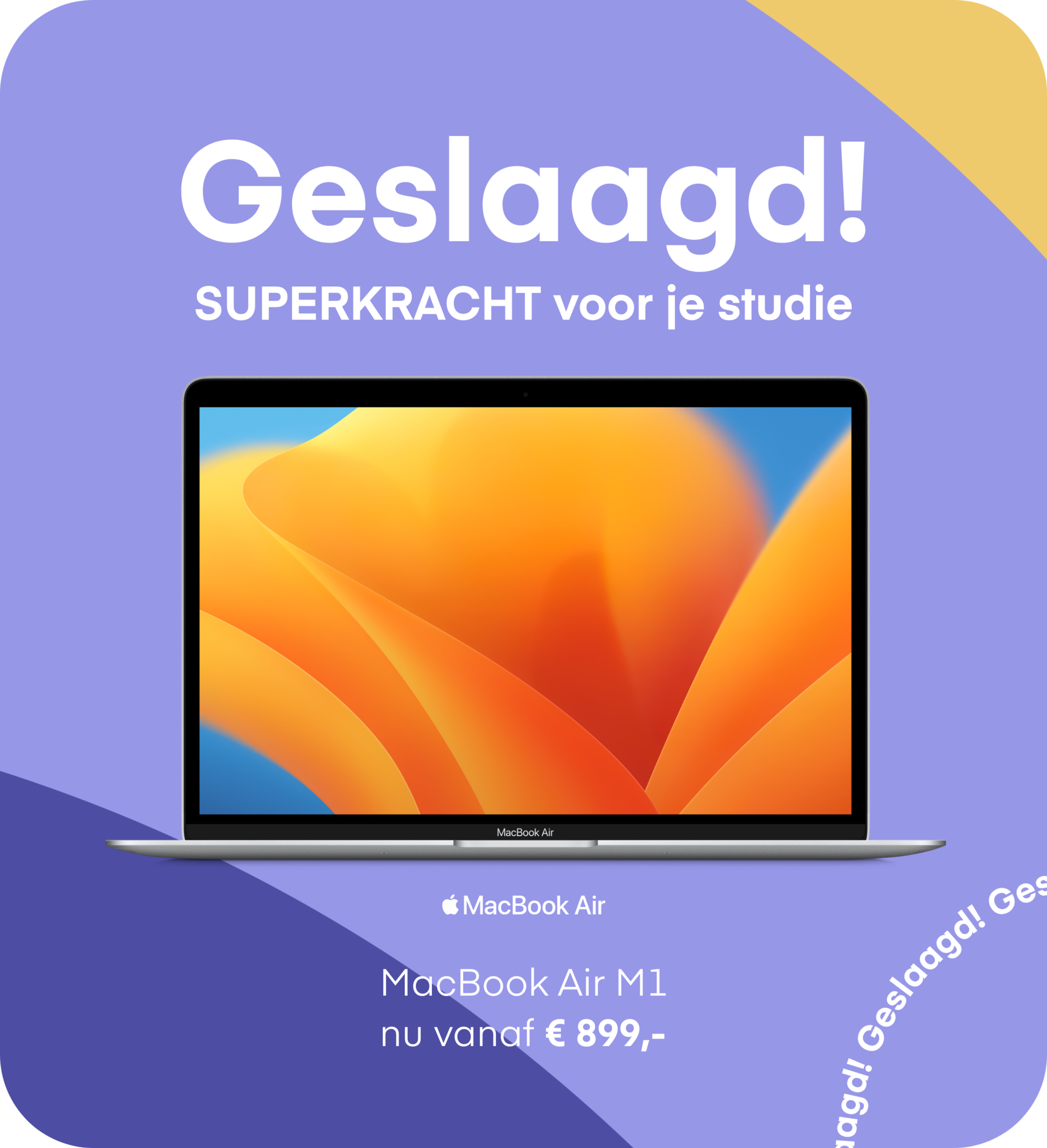 Hét perfecte examen cadeau. MacBook Air