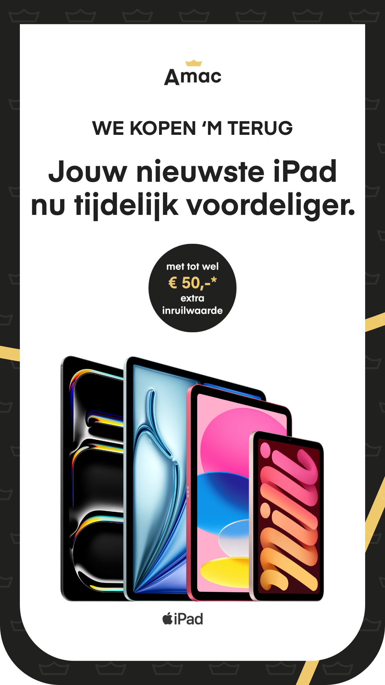 Trade In Top Up iPad met tot wel €50,- extra inruilwaarde